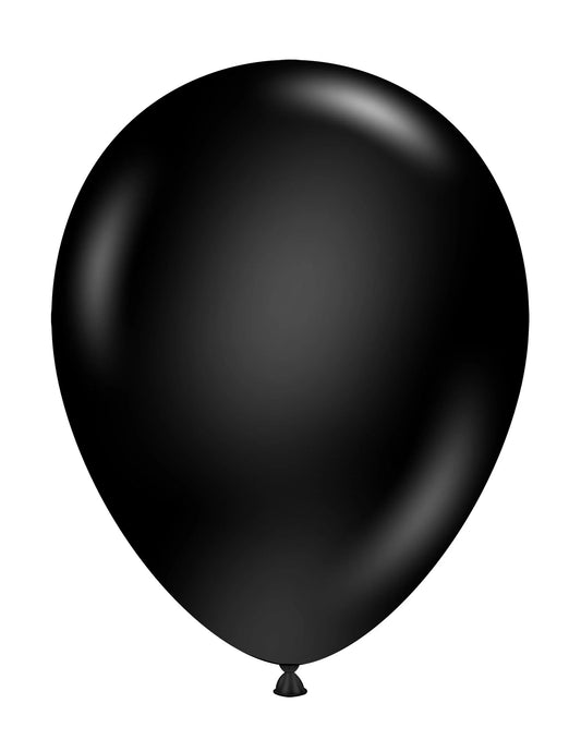 05" Black (50pcs) TufTex Balloons