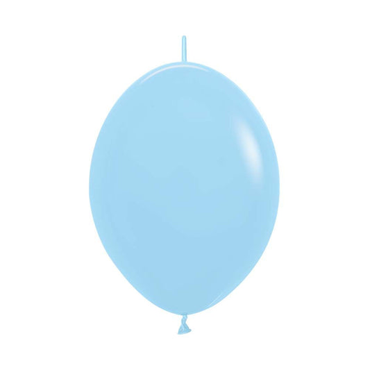 06" Pastel Matte Blue Link-O-Loons (50pcs) Sempertex Balloons