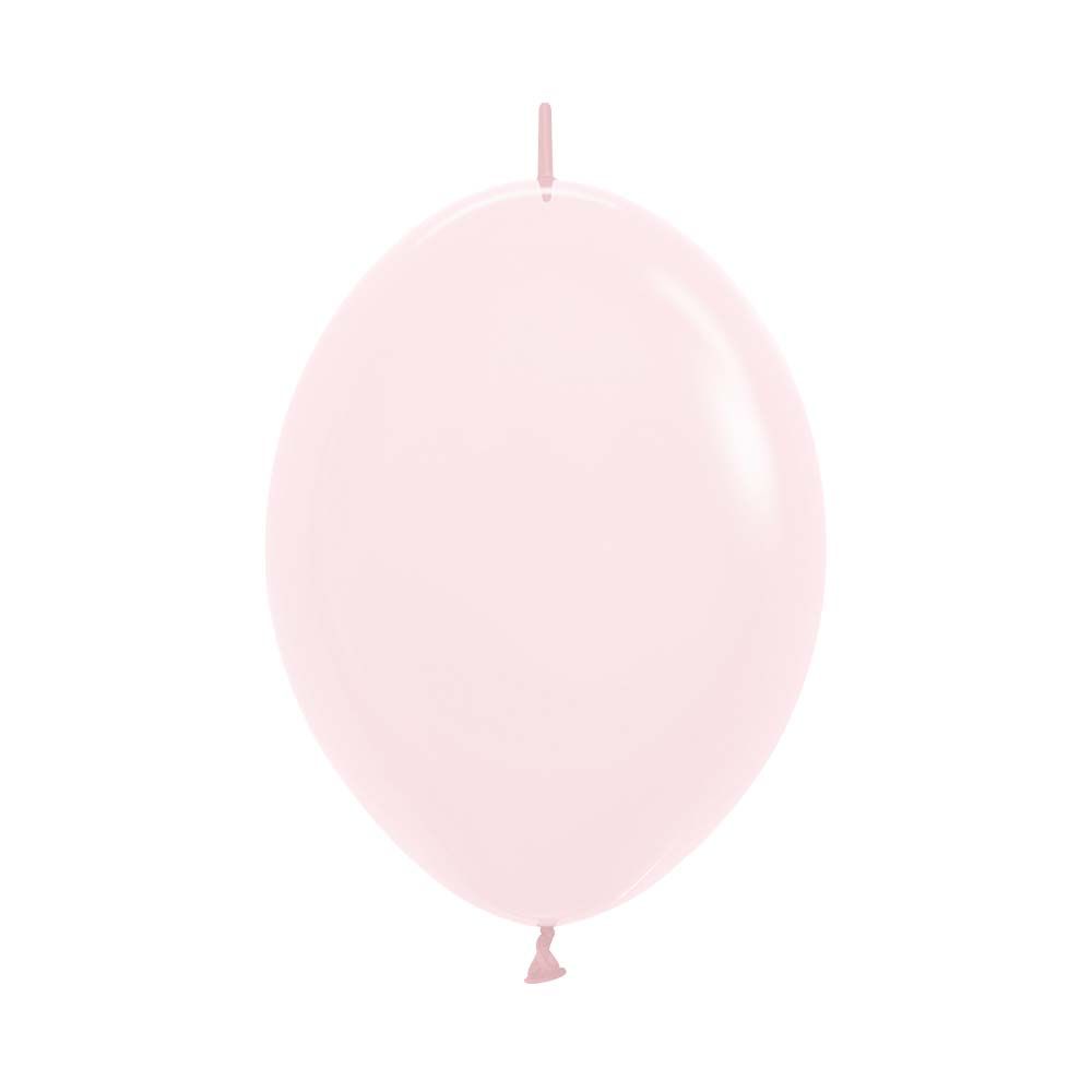 06" Pastel Matte Pink Link-O-Loons (50pcs) Sempertex Balloons