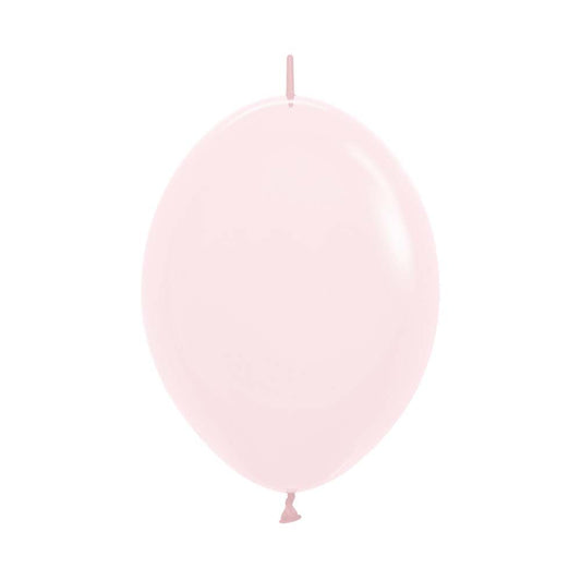 06" Pastel Matte Pink Link-O-Loons (50pcs) Sempertex Balloons