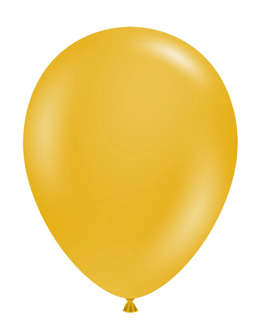 11" Mustard (100pcs) TufTex Balloons