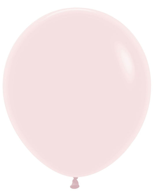 18" Pastel Matte Pink (25pcs) Sempertex Balloons