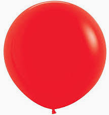 24" Red (3pcs) TufTex Balloons