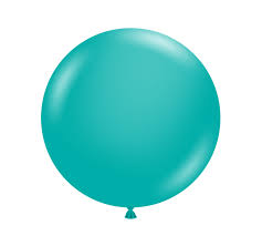 24" Teal (3pcs) TufTex Balloons