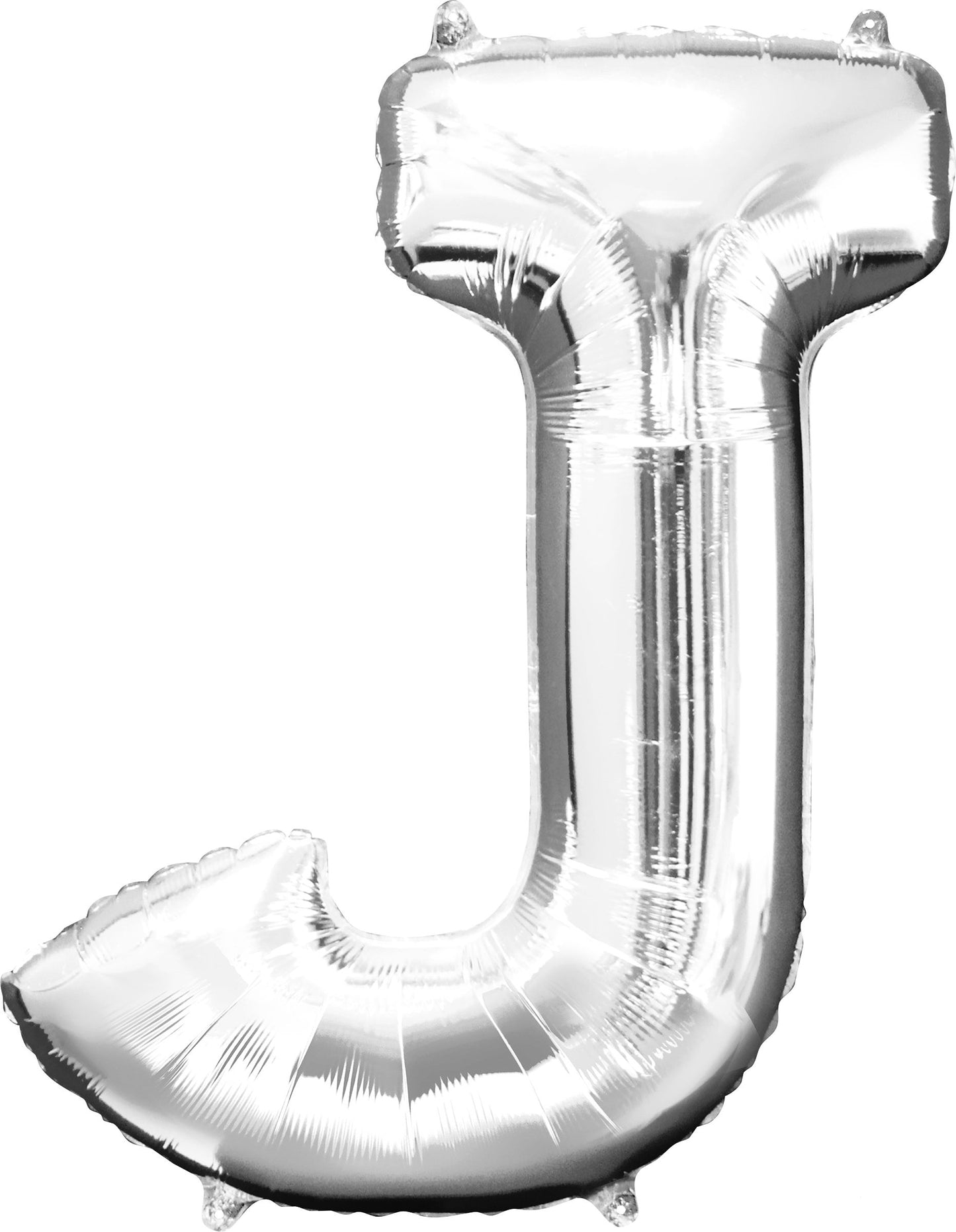 34" Silver Letter J Balloon