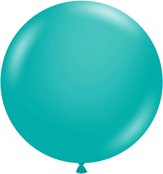 36" Teal (2pcs) TufTex Balloons