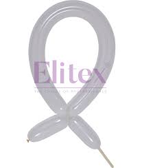 Elitex Crystal Clear Standard Modeling - Twisting Balloons (50 Count)